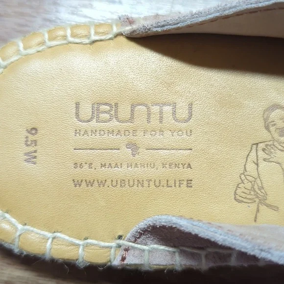 Ubuntu Handmade Suede Slip On Shoe 9.5 W - Picture 2 of 9